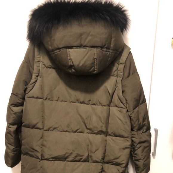 Derek Lam 10 Crosby Fox fur trim coat - Picture 6 of 9